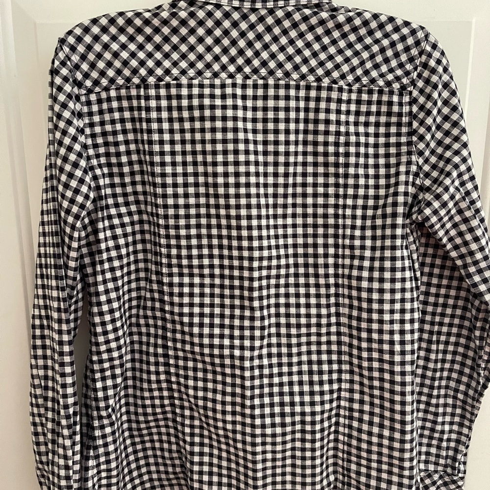 Bit & Bridle Checkered Button Up Women’s Shirt Bl… - image 2